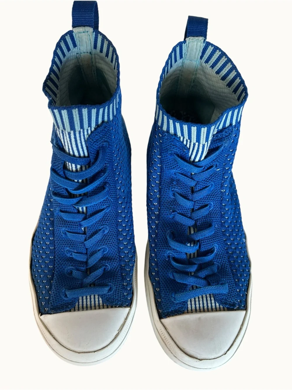 NATIVE Jefferson 2.0 Blue High Tops Big Kids Size J3